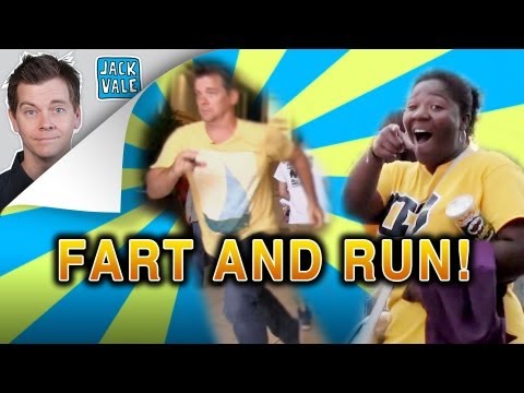 run - I farted on people, then ran away! Buy Pooters here: http://www.thepooter.com.