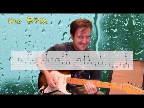 Covered In Rain(live) – John Mayer – Part 2(solo section) – Guitar Lesson with TAB