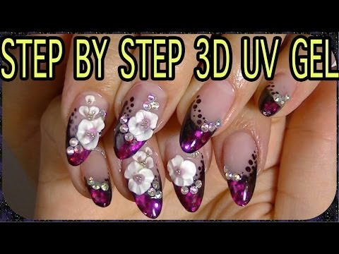 how to paint uv gel nails