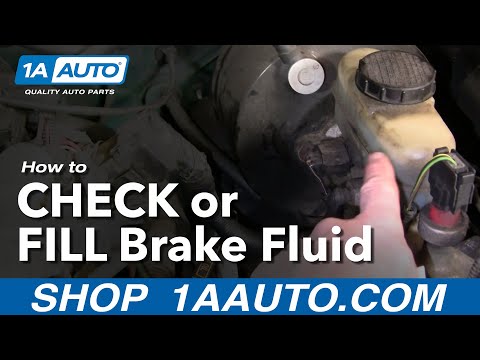 how to fill brake fluid