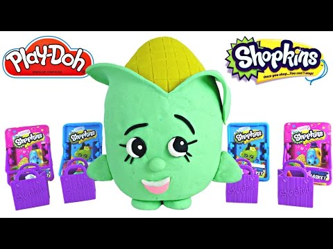 ULTRA RARE Shopkins Surprise Egg Opening Season 1 and 2 Play Doh Egg Plastilina Huevo Sorpresa