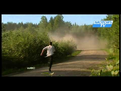 Crashes from first and second days Rally Finland WRC 2011