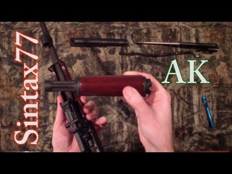 how to take off ak 47 stock