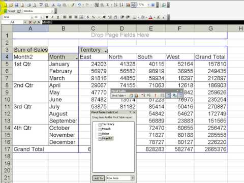 how to define quarter in excel