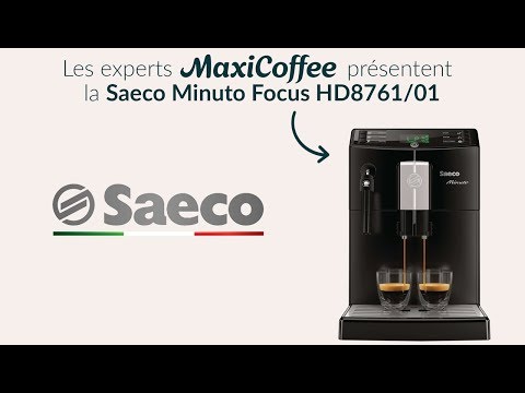 Click aici pentru vizualizare Présentation de la Saeco Minuto Focus HD8761/01 Présentation de la Saeco Minuto Focus HD8761/01