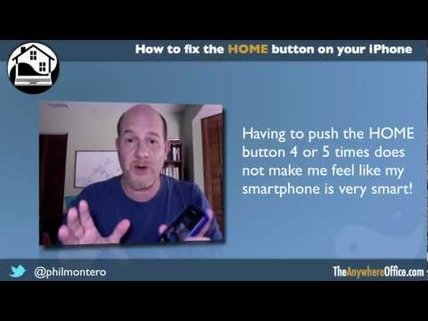 how to fix home button on iphone 4