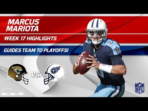 Video: Marcus Mariota Helps Guide His Team to the Playoffs! | Jaguars vs. Titans | Wk 17 Player Highlights