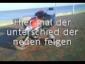 Der unterschied der neuen umgeschweisten felgen von meinem roller