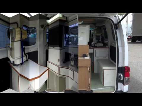 眼鏡移動販売車 視力測定車 移動実演販売車 日産 バネット AT車  