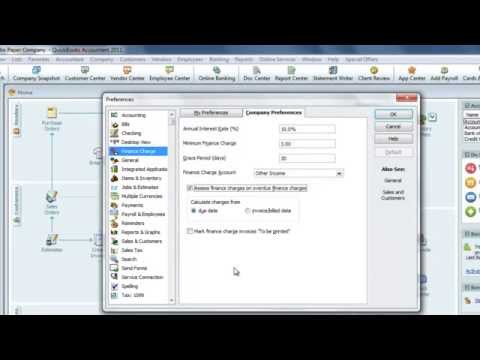 how to add finance charges in quickbooks