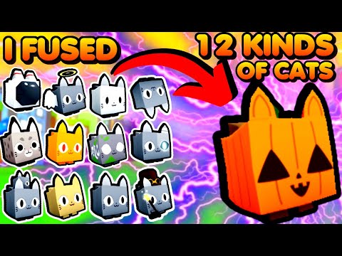 I FUSED 12 KINDS OF CAT and THIS HAPPENS...🤯  (PET SIMULATOR X)
