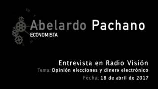 Entrevista Radio Visión - Dinero electrónico