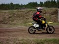 Suzuki DS80 on track