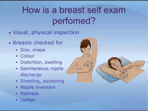 how to do a self exam of the breast