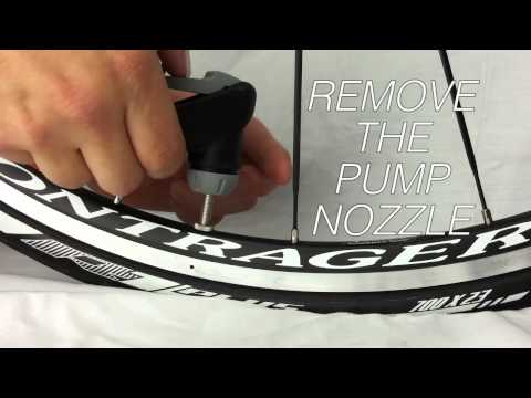 how to fill road bike tires