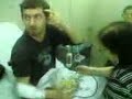 Daniele imboccato in ospedale