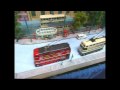 West Porton model train, tram, trolleybus OO/HO layout.