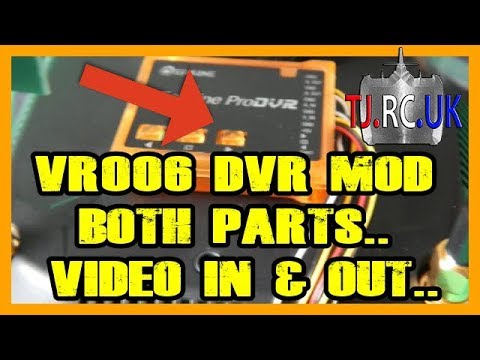 Installalling the eachine dvrpro with the eachine vr006 fpv goggles...
