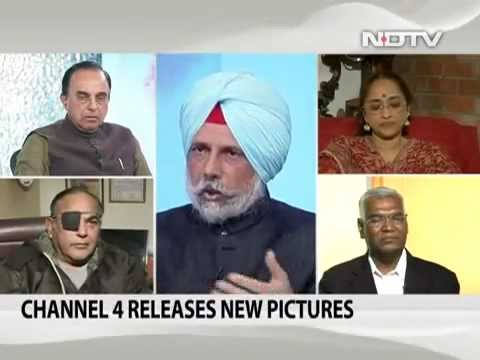 Dr Subramanian Swamy in NDTV debate - Was LTTE chief's son killed in cold blood?