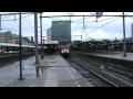 railion 189 032 met city night line 401 naar amsterdam met toeter bij vertrek uit utrecht
