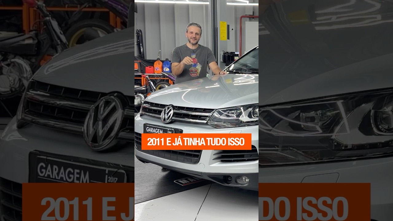 Em 2011, o VW Touareg já tinha todos esses itens de tecnologia.