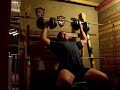 dumbell shoulder press 30kg dumbells