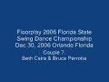 florida state swing dance championship 2006 fssdc west coast swing couple 7 beth csira & bruce perrotta