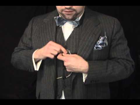 how to fasten the back of a waistcoat