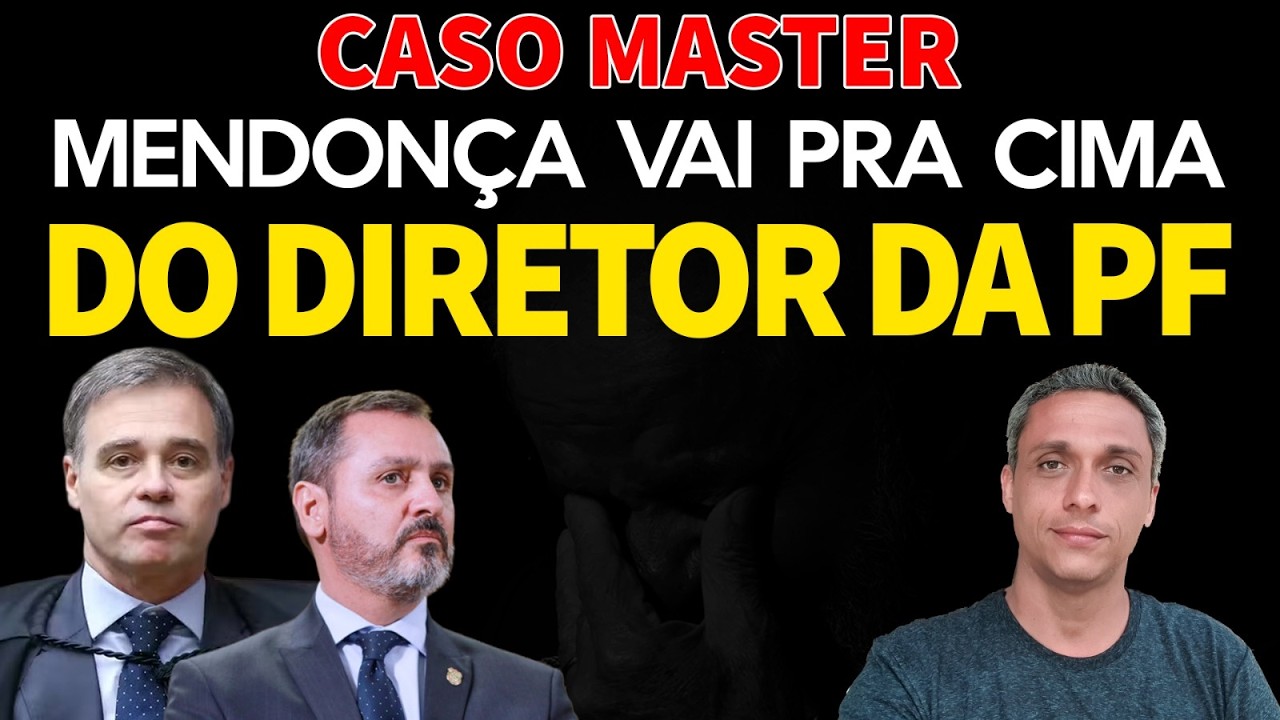 ANDRÉ MENDONÇA suspeita que Diretor da PF do LULA está envolvido no caso MASTER