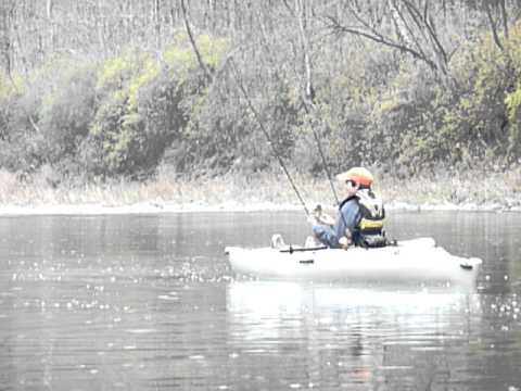 Smallmouth Bass Fishing in the Genesee River, Letchworth State Park, NY