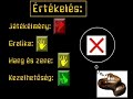 a befejez�s �s az �rt�kel�s.