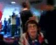 Rangers Fans in Manchester - union jack