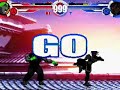 Evil Ken vs. Neo Dark Chun Li (both forms)