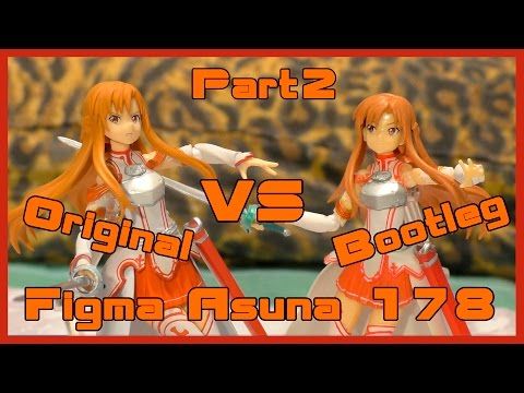 Figma 178 Asuna ( Sword Art Online ) Обзор Оригинала и Подделки часть 2