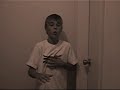 Justin singing Wait for You by Elliott Yamin