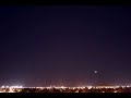 Time-Lapse of the crescent Moon setting