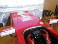 F1Driving cockpit with FREX wheel and pedals