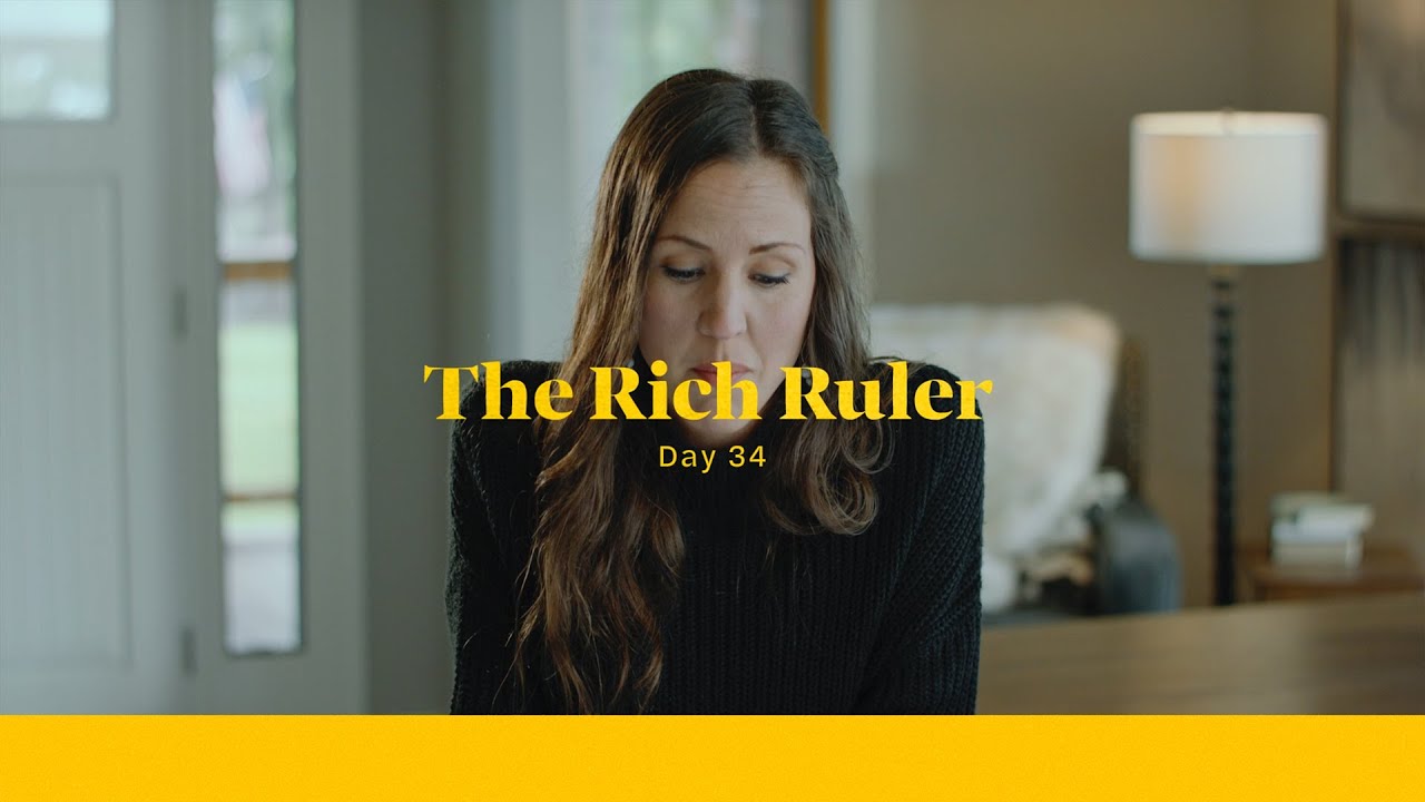 Life of Christ Day 34 Devo | The Rich Ruler