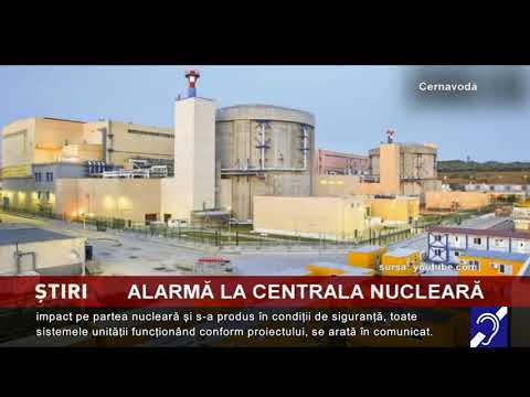 Alarmă, la Unitatea 2 de la Centrala Nucleară Cernavodă
