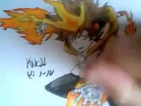Dibujando a Tsuna Sawada (Katekyo Hitman Reborn!) / Drawing Tsuna Sawada (Katekyo Hitman Reborn!)