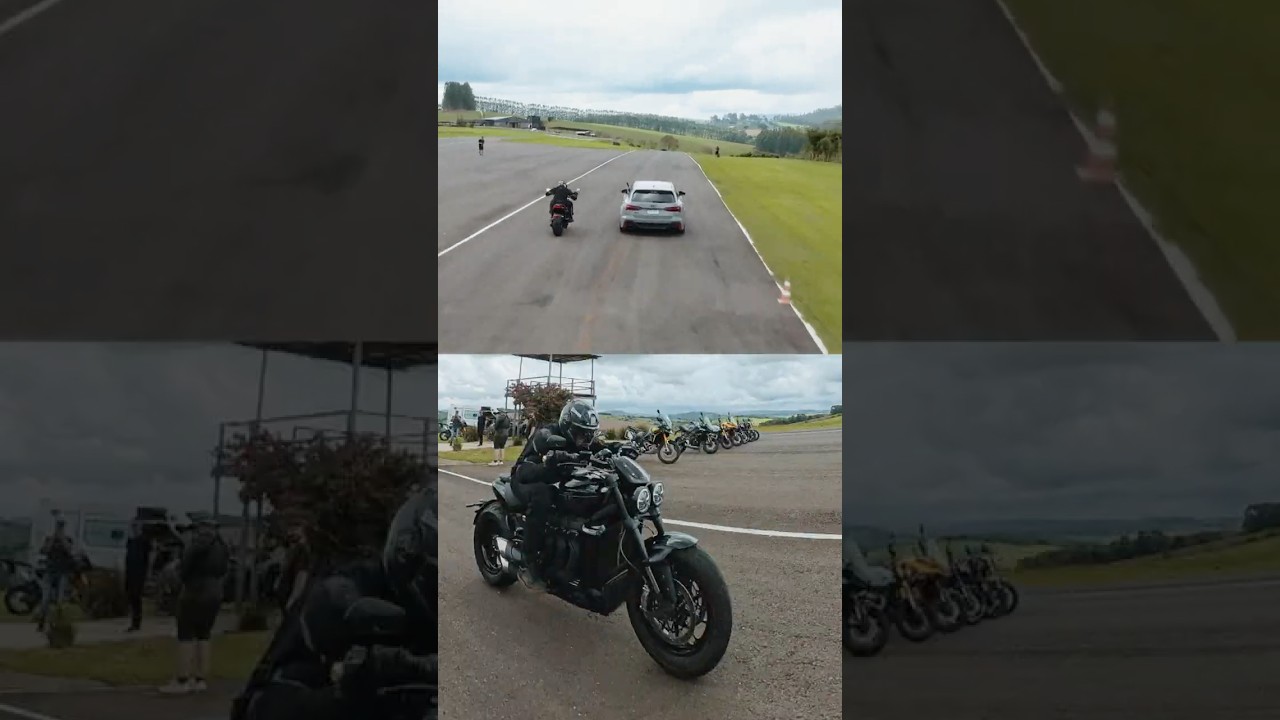 Rocket 3R Storm x Carro Superesportivo com 730 cavalos? Quem ganha? Veja no Triumph vs Triumph