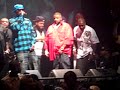 hitmakerz lou armstrong on stage at dj kahlids birthday bash 2009.