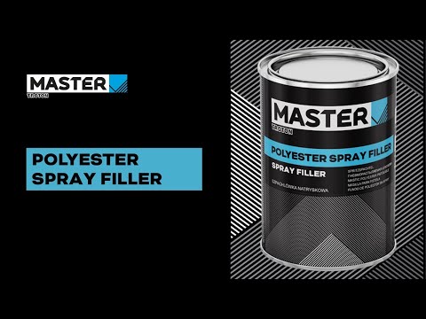 Нанесение POLYESTER SPRAY FILLER Master