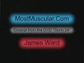Bodybuilder James Ward huge, peaked biceps Bodybuilder James Ward huge, peaked biceps