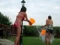 Kaylee and Ella's Water Fight