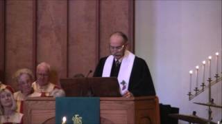 Sermon: "Entrusted!"; Rev. David Warner, November 13, 2016