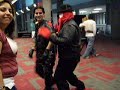 Yeah if i know that they were video taping me i would have put a little more zest in my dance step. lol Sidenote dancing in tight leather pants is not easy!!! O_o