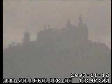 Castle Hohenzollern Germany in Clouds