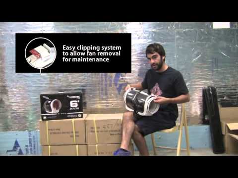Vortex S-Line Ultra Quiet Duct Inline Fan for Grow Rooms Unboxing & Review