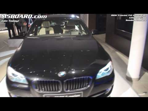 1080p: the new BMW 5-series (535i and 530d) in full HD in detail outside and inside